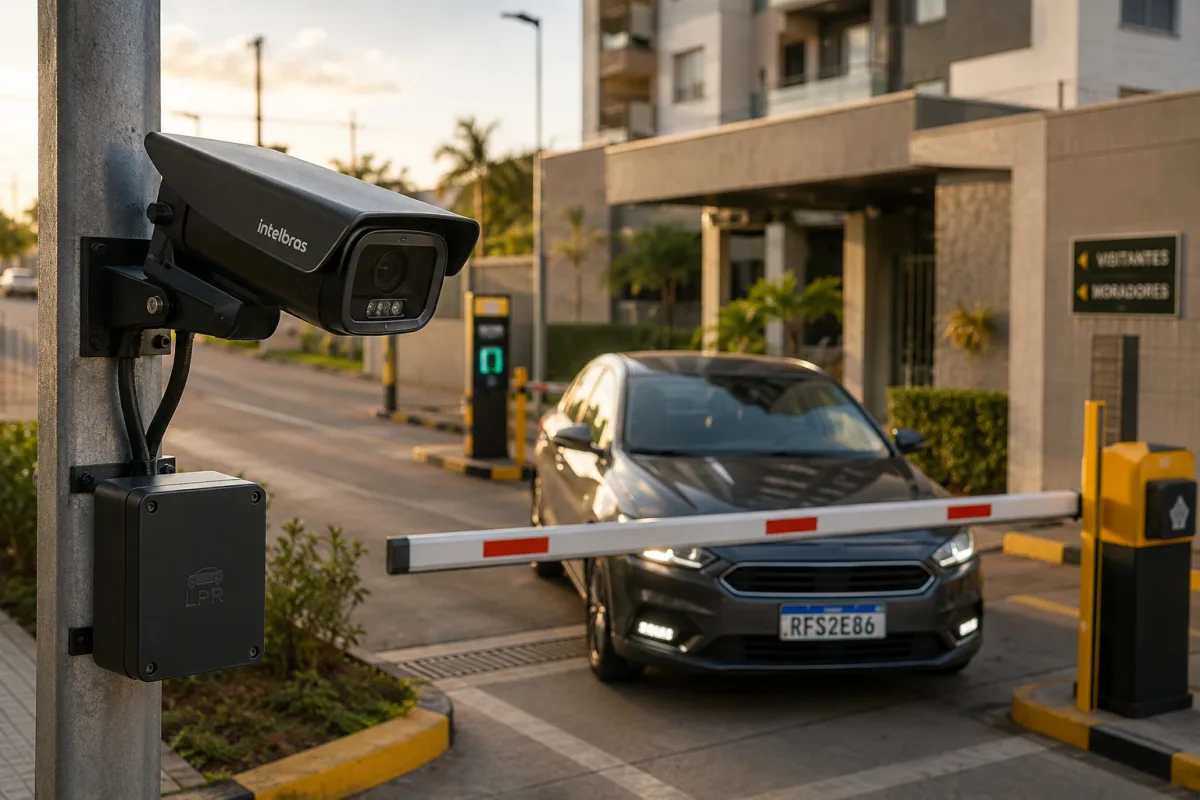 Câmeras LPR e Vigilância com IA — Proteger Center