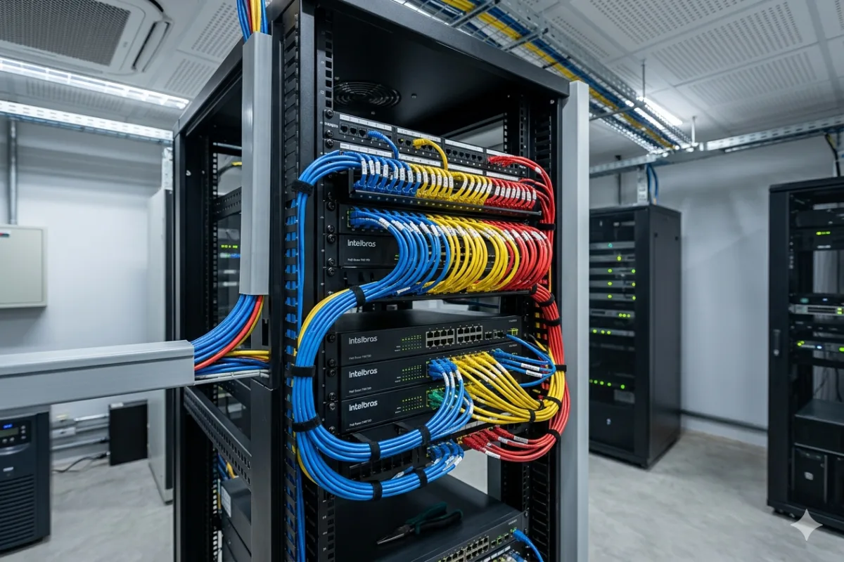 Rede Cabeada e Wi-Fi de Alta Performance — Proteger Center
